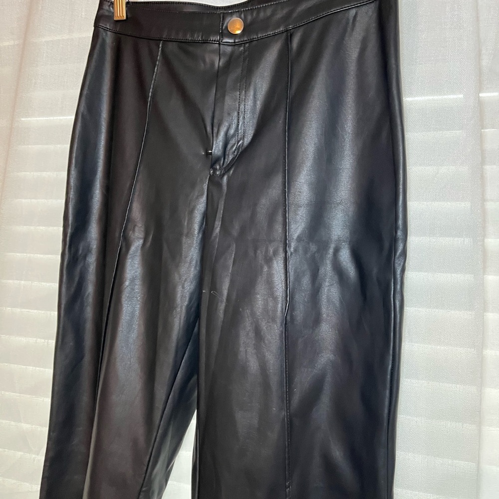Wild Fable Black Faux Leather Pants